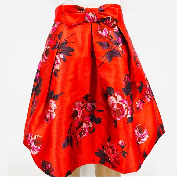 Joanie Floral Bow Ruffle Skirt - Picture 4 of 8